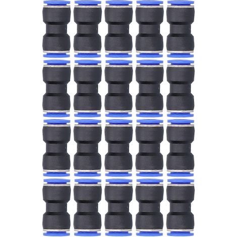 20 Stück pneumatische Reduzierverbinder, gerade Steckverbinder für P16-14-Luftschläuche