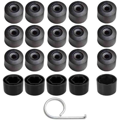 20 copridadi esagonali da 17 mm (4 copridadi antifurto + 16 copridadi standard), con strumenti di rimozione. (1/5)