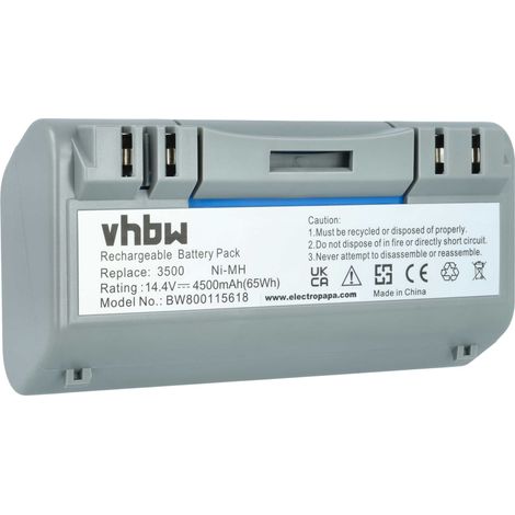 vhbw batteria sostituisce AEG SP385-BAT, 14904, SP5832 per aspirapolvere blu (4500mAh, 14,4V, NiMH)