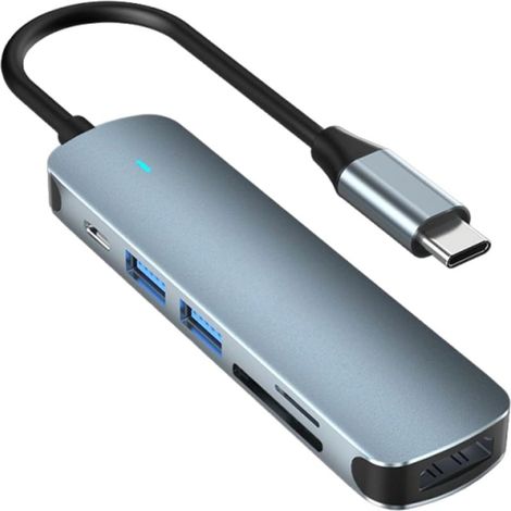 USB-C-Hub für Laptops – Tragbarer USB-C-Splitter – Lösung (1/5)