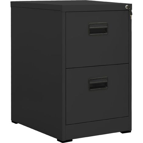 Filing Cabinet Anthracite 46x62x72.5 cm Steel vidaXL