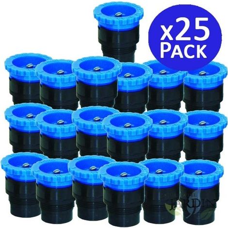 Set di 25 Ugello Toro T-VAN10 per diffusori di irrigazione da 3 m, ugello con filettatura maschio, angolo regolabile