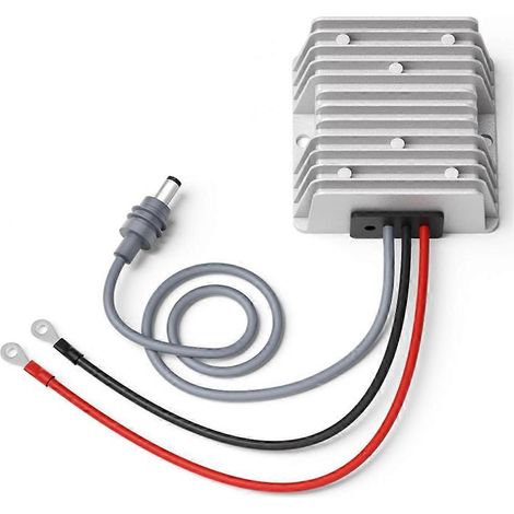 Kit convertisseur 12V vers 57V 4,5A compatible avec les alimentations Starlink Gen 3, comprenant un adaptateur élévateur 12V et une prise CC. (1/5)