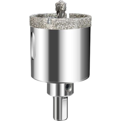 Scie cloche diamantée 35 mm, foret diamanté avec foret de guidage central, scie cloche pour carrelage avec revêtement de surface diamanté pour couper le verre, le carrelage, la céramique, le marbre, l (1/4)