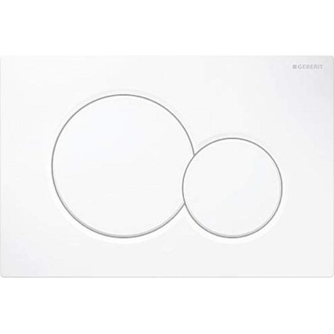 GEBERIT serie 115.770.11.5 Placca bianca per cassetta incasso Sigma 01 (1/5)