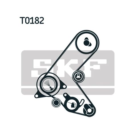 Kit de courroie crantée SKF VKMA 05606 OPEL 14520-PLZ-D00 55597241 55597415