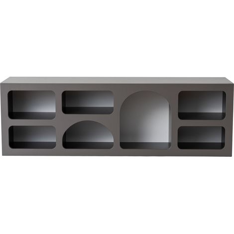 Anrichte aus Holz "Ferlis" - 160 x 40 x 51 cm - Anthrazitgrau