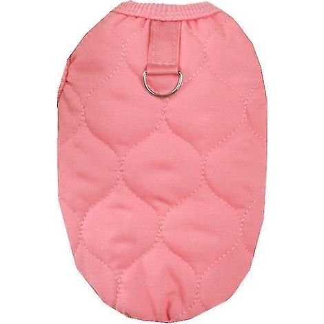Warme Hundebekleidung, Winter-Daunenjacke, Welpenmantel, Kleidung für kleine und mittelgroße Hunde, Chihuahuas, Französische Bulldoggen, Katzen, Haustierkostüm, Rosa (1/5)