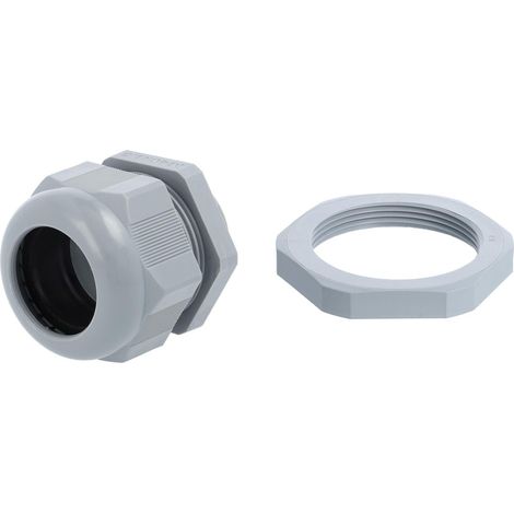 STEX24 PA Verschraubung mit Gegenmutter - STEX24 Eigenmarke M40x1,5 VPE 50 Polyamid (PA) Gewindelänge 10,0mm - 1 Stück