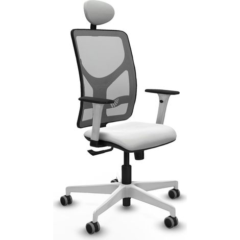 Chaise de travail piqueras y crespo Motilla gris blanc confort optimal (1/2)