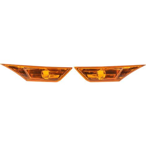 Couvercle de clignotants latéraux LED, 1 paire, 34300 TE H01, anti-rayures, boîtier de lampe gauche droite ambre (1/5)