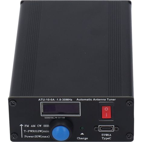 Coupleur d'antenne ondes courtes 5 V 1 A avec câble USB SSB CW FM AM Wattmètre ondes courtes 1,8-30 MHz (1/5)