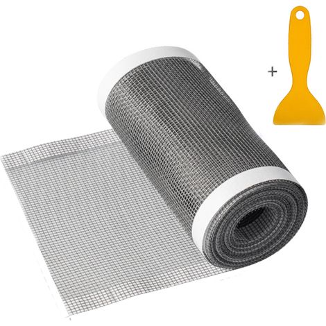Adhesivos desechables para desagües de ducha, rollo de 120 mm x 4 m, aptos para desagües lineales en baños y cocinas. (1 rollo + 1 espátula) (1/5)