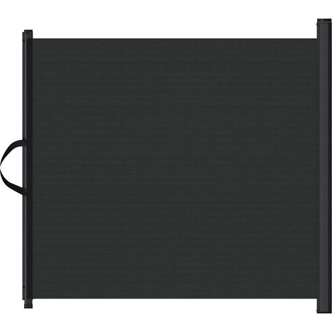 Porte rétractable pour animaux de compagnie noir 82,5x125 cm