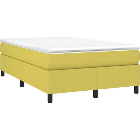 Boxspringbettgestell Grün 120x200 cm Stoff vidaXL