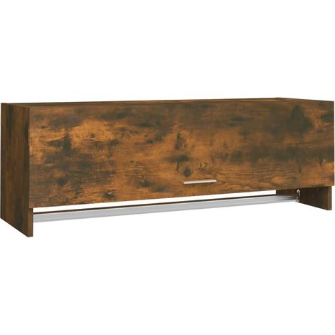 Garde-robe Chêne fumé 100x32,5x35 cm Bois d'ingénierie CFW933541 (1/5)