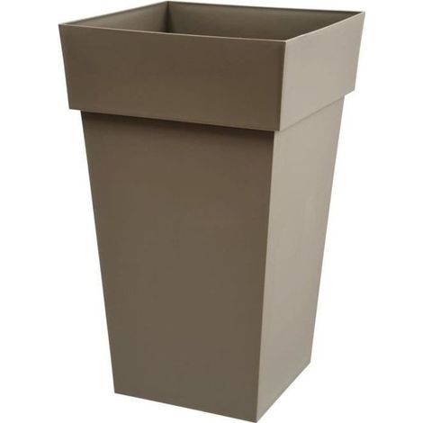 Pot Toscane Taupe Design élégant, Résistant Au Gel - Eda