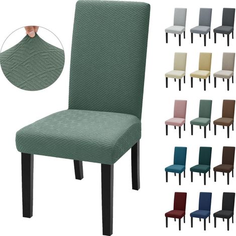 Stuhlhussen 4er Set, Stretch, Universell, Hellgrün (1/5)