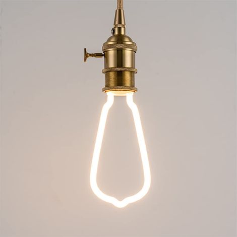 Ampoule Linéaire LED E27 - 4 W - 2700 K - Lumière Blanc Chaud - Pour Salon Jardin Café Bar Décoration Mariage (1/5)