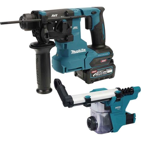 Makita HR010GD201 Tassellatore XGT SDS-Plus 40 V con due batterie (1/5)