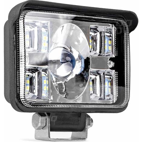 Lámpara de trabajo LED tipo reflector AWL32 17LED 12V 24V AMIO-02659