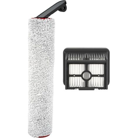 (2 Pieces) H12 Pro Rotating Brush and Replacement HEPA Filters Compatible with Dreame H12 Pro/H12 Dual Cordless Wet & Dry Vacuum Cleaners, Accessory Kit, 1 Rotating Brush, 1 HEPA Filter (1/5)