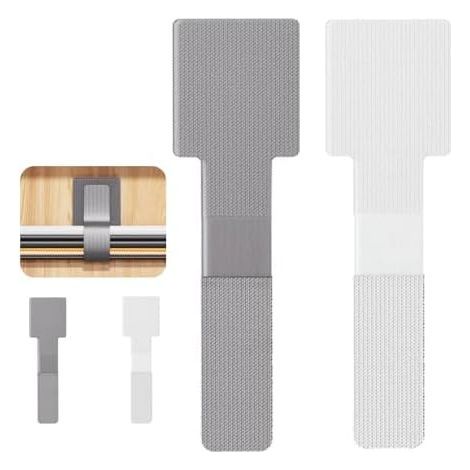 30 Pièces Attache Cable Adhesif Management Accessoire Bureau Electrique Réutilisables, Réglables - (1/5)