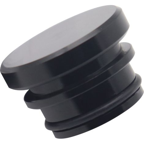 Capuchon universel pour allume-cigare, prise étanche à la poussière en alliage d'aluminium pour prise de port d'alimentation de voiture (4 pièces, noir) (1/5)