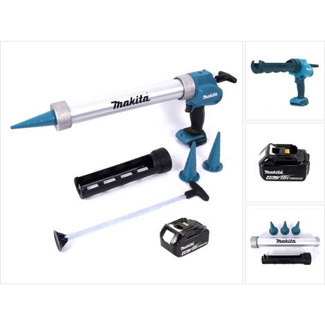 Makita DCG 180 M1X Pistolet à cartouche sans fil 18 V 300 / 600 ml + 1x batterie 4,0 Ah - sans chargeur
