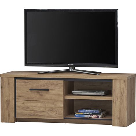 Meuble TV 1 porte 2 niches Lio (1/3)