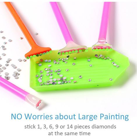Caja De Almacenamiento Para Diamantes - Para Pintura Con Diamantes - 5D - Con Compartimentos Separados - 1 Unidad (1/5)