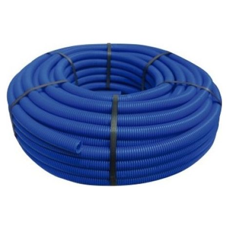Tubo Corrugado Azul 16mm 50 metros Tuberia corrugada con Certificado Aenor Adecuado para la protección de tuberias