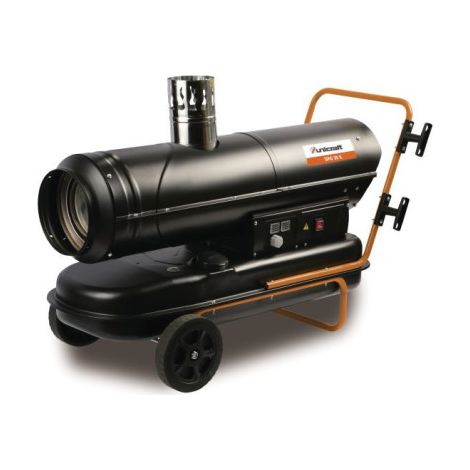 Calefactor Diésel DHG 30 kW con chimenea para gases de escape UNICRAFT