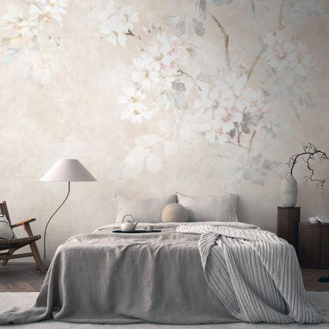 A.S. Creation Livingwalls Fototapete The Wall III 399191 Eine Rolle Ein Motiv 371 x 280 cm Beige Creme Grau (1/4)