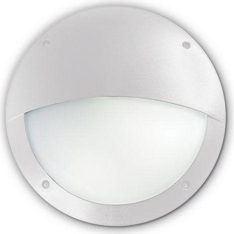 Applique Moderna Polar-2 Materie Plastiche Bianco 1 Luce E27 (1/3)