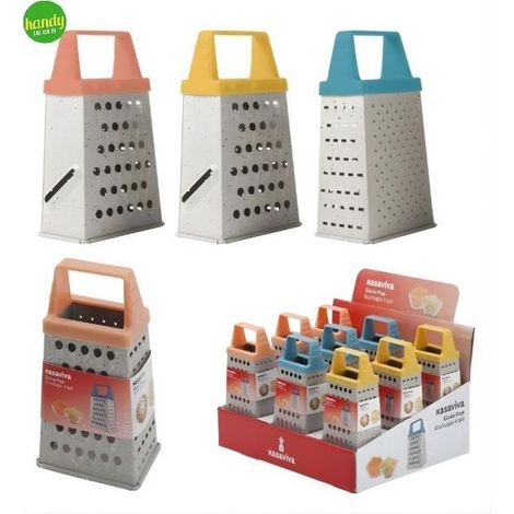 Grattugia a 4 lati Kasaviva Gioia Pop colori assortiti