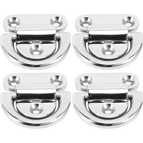 4 boucles en D ZWS3217&82098 de 8 mm en acier inoxydable 316 - Accessoire de yacht haute performance (1/5)