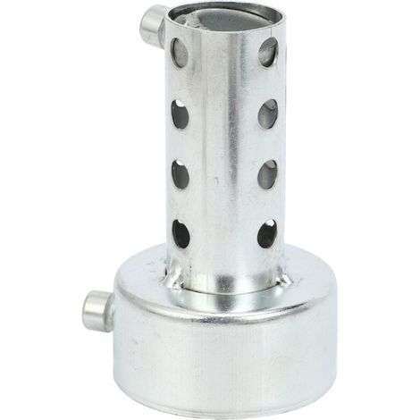 Silenziatore per scarico moto argento, inserto per silenziatore dB 48 mm x 80 mm (1/4)