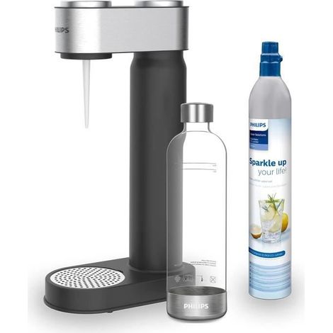 Machine à Soda - Philips - GoZero ADD4902BK/10 - 1 Litre - Sans BPA - Noir
