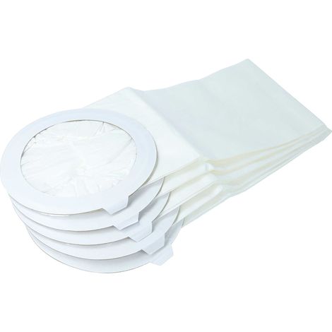 vhbw 5x Staubbeutel Ersatz für Nilfisk 1471097500 für Staubsauger 23cm x 20cm Grau Weiß (1/3)