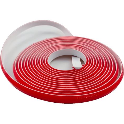Borde decorativo autoadhesivo, diseño versátil, blanco, 6 m (1/2)