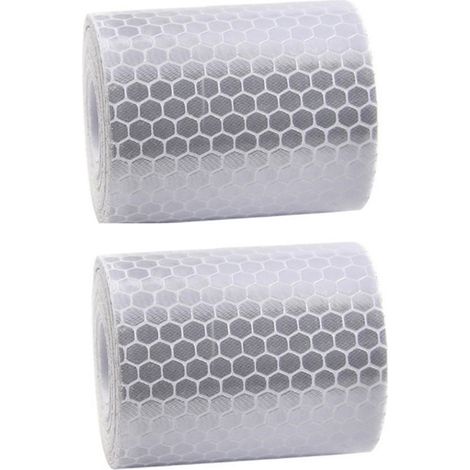 Ruban Réfléchissant - Adhésif Sécurité Haute Visibilité - Pour Remorques Camions Vélos Véhicules Extérieurs - 50 m × 5 cm (1/5)