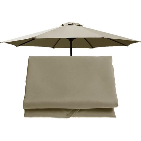 Canopy 300cm8 Ribs Cover, Colors, Top Only, Garden Parasol Replacement Umbrella Cloth (Color : Navy, Si (1/5)