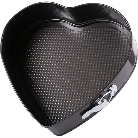 Moule à charnière en forme de cœur, compatible avec les aliments, sans BPA, résistant à la chaleur, réutilisable, compatible micro-ondes, antiadhésif. (1/5)