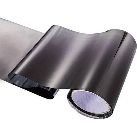 Pegatina para parabrisas de coche, banner de protección solar UV (negra) - Incluye raspador (1/2)