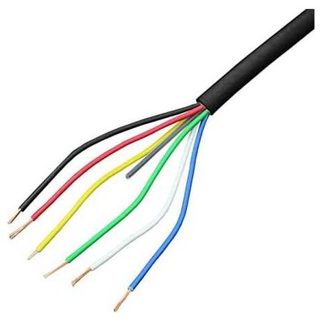Cavo multipolare Liyy 6x0,25 Nero
