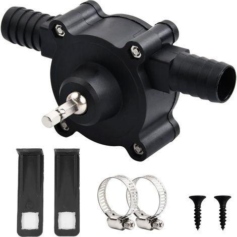 Pompe À Eau Fluide Huile,Mini Pompe perceuse Électrique,Pompe de Forage Électrique,Mini Pompe à Eau,Pompes de Transfert Auto-Amorçantes pour Moteurs Diesel Huile Liquide, Eau Liquide Auto-Amorçante (1/5)