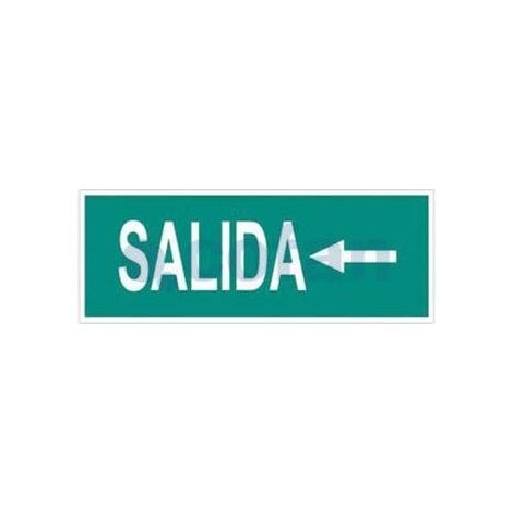 Señal de evacuación Salida flecha izquierda (1/3)