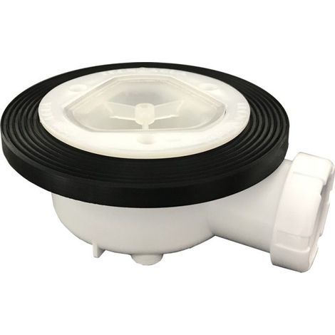 Douche cabine ABS plastique plancher coulissant bassin d'eau (1/5)