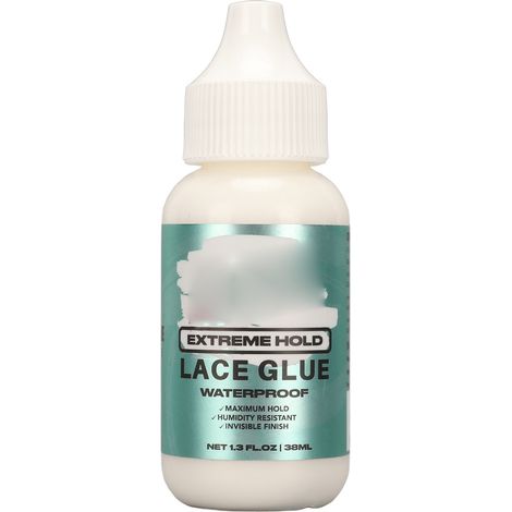 Colle à perruque dentelle, adhésif fort pour extension capillaire, crème blanche translucide 38ml (1/5)